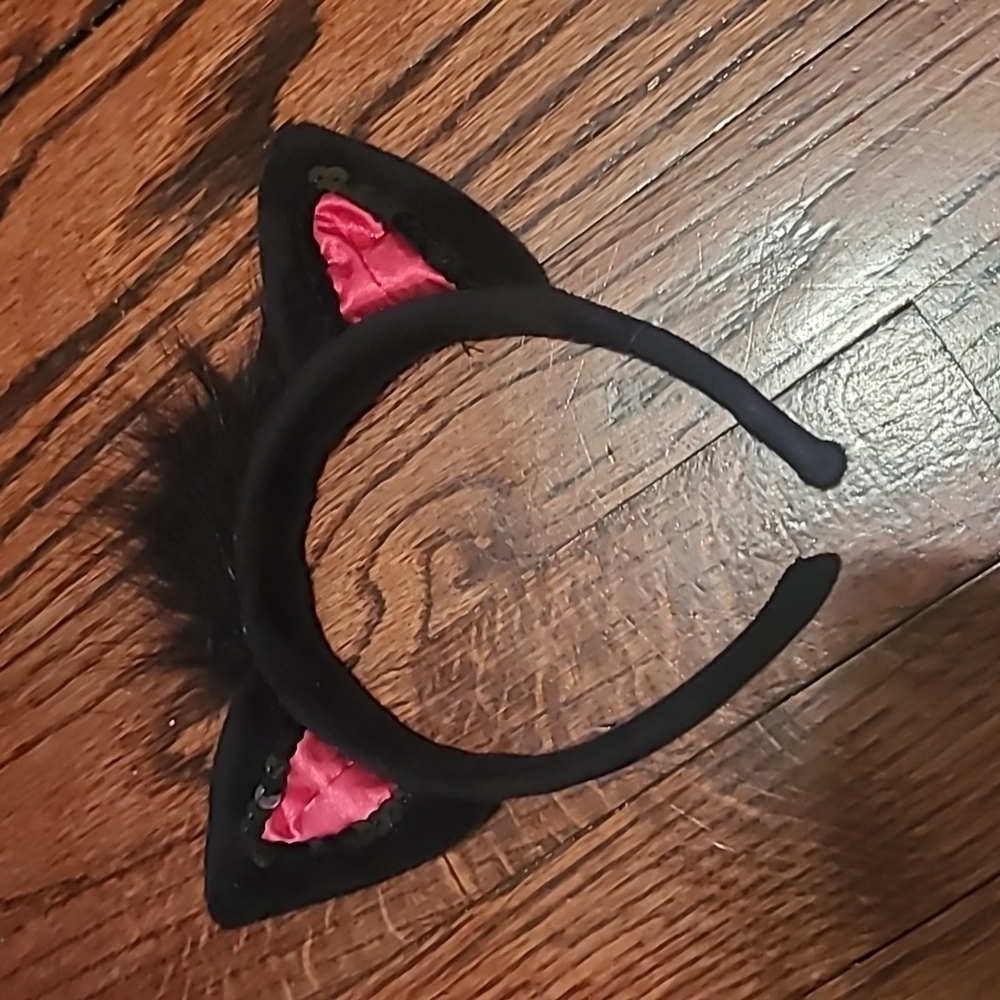 Black cat head band